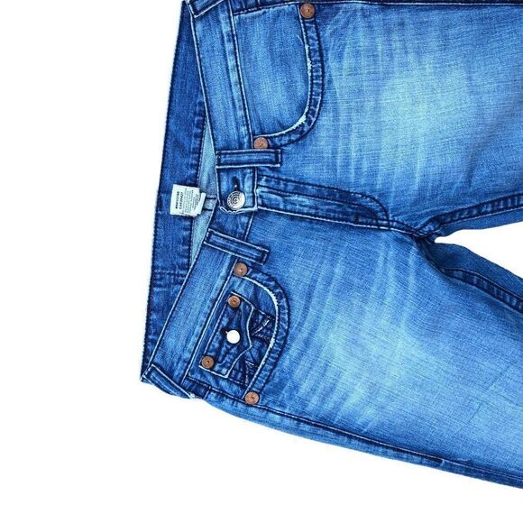 True Religion Jeans Size 34 RAINBOW JOEY Blue - Picture 5 of 11